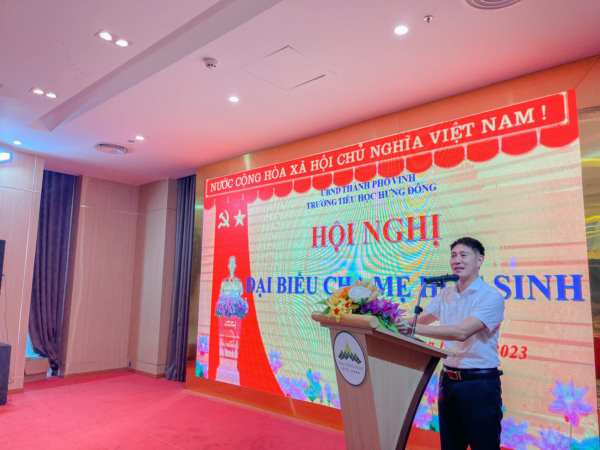TRƯỜNG TIỂU HỌC HƯNG ĐÔNG ĐÃ TỔ CHỨC HỘI NGHỊ ĐẠI BIỂU HỘI CHA MẸ HỌC SINH NĂM HỌC 2023- 2024.