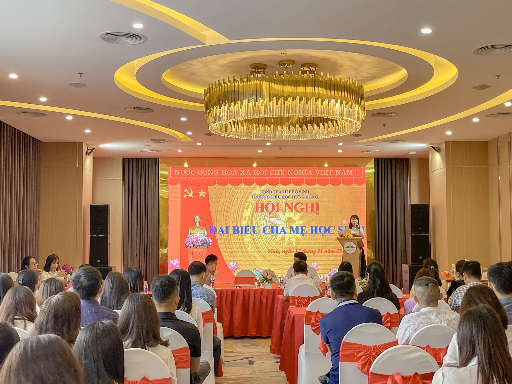 TRƯỜNG TIỂU HỌC HƯNG ĐÔNG ĐÃ TỔ CHỨC HỘI NGHỊ ĐẠI BIỂU HỘI CHA MẸ HỌC SINH NĂM HỌC 2023- 2024.