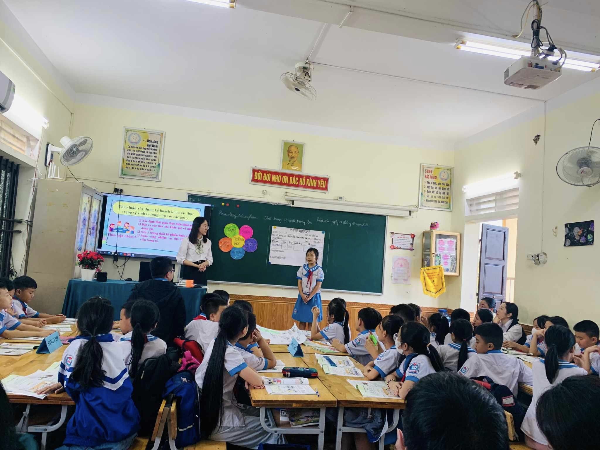 TRƯỜNG TIỂU HỌC HƯNG ĐÔNG - GIÁO VIÊN KHỐI 4 ĐÃ THỰC HIỆN THÀNH CÔNG SINH HOẠT CHUYÊN MÔN CẤP TRƯỜNG - CHUYÊN ĐỀ DẠY HỌC HOẠT ĐỘNG TRẢI NGHIỆM.